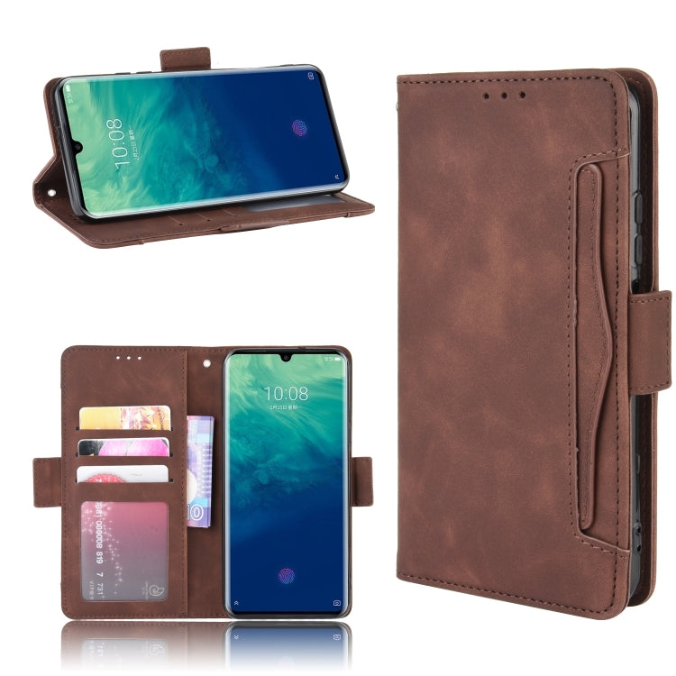 For ZTE Axon 10 Pro/Axon 10 Pro 5G/A2020 Pro Wallet Style Skin Feel Calf Pattern Leather Case ï¼Œwith Separate Card Slot