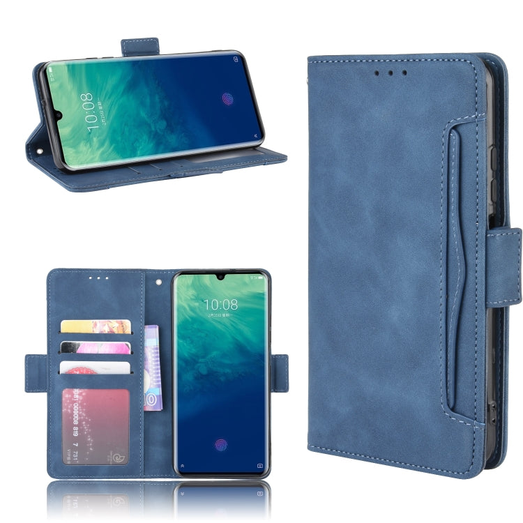 For ZTE Axon 10 Pro/Axon 10 Pro 5G/A2020 Pro Wallet Style Skin Feel Calf Pattern Leather Case ï¼Œwith Separate Card Slot