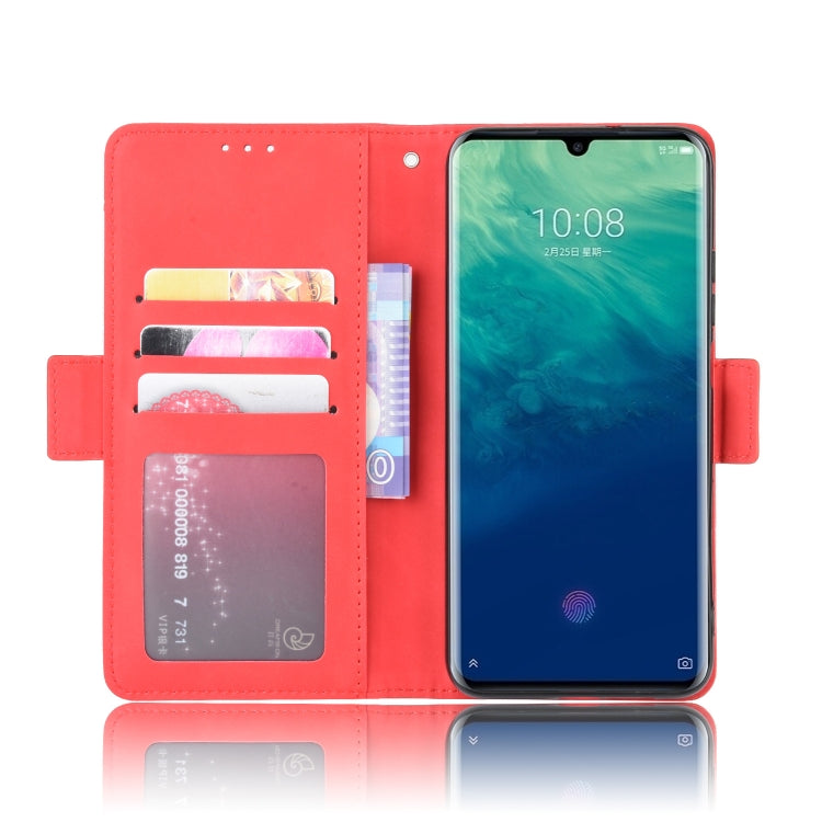 For ZTE Axon 10 Pro/Axon 10 Pro 5G/A2020 Pro Wallet Style Skin Feel Calf Pattern Leather Case ï¼Œwith Separate Card Slot