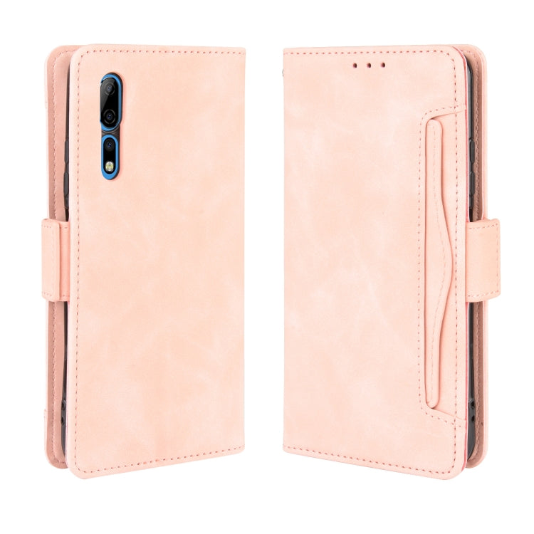 For ZTE Axon 10 Pro/Axon 10 Pro 5G/A2020 Pro Wallet Style Skin Feel Calf Pattern Leather Case ï¼Œwith Separate Card Slot