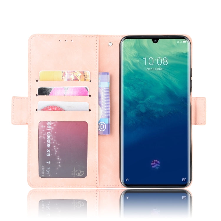 For ZTE Axon 10 Pro/Axon 10 Pro 5G/A2020 Pro Wallet Style Skin Feel Calf Pattern Leather Case ï¼Œwith Separate Card Slot