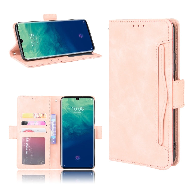 For ZTE Axon 10 Pro/Axon 10 Pro 5G/A2020 Pro Wallet Style Skin Feel Calf Pattern Leather Case ï¼Œwith Separate Card Slot