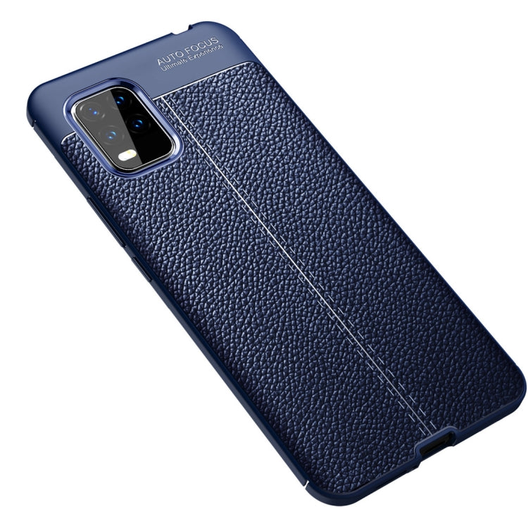 For Xiaomi 10 Lite Litchi Texture TPU Shockproof Case