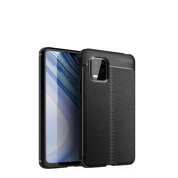 For Xiaomi 10 Lite Litchi Texture TPU Shockproof Case