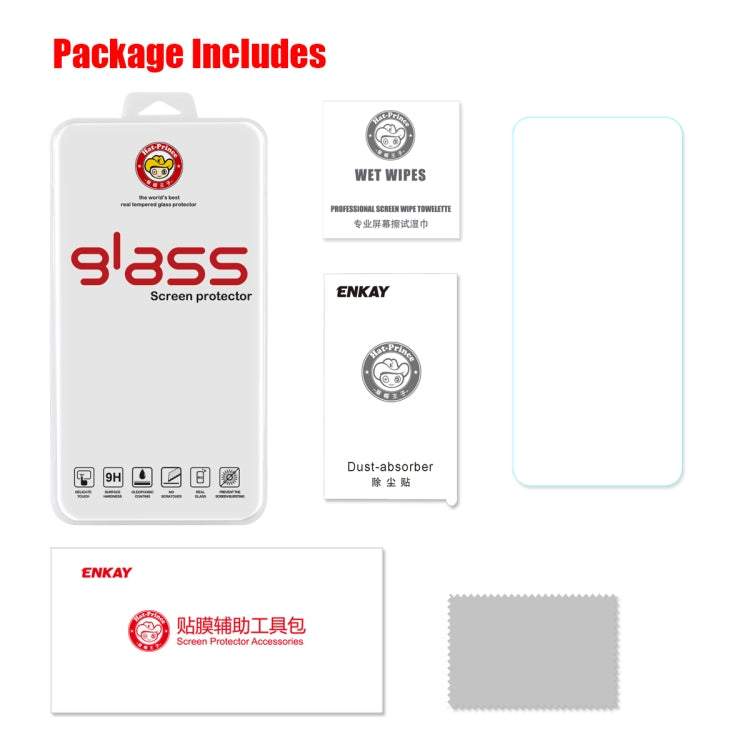 For Xiaomi Redmi K30/K30 Pro ENKAY Hat-prince 0.26mm 9H 2.5D Curved Edge Tempered Glass Film