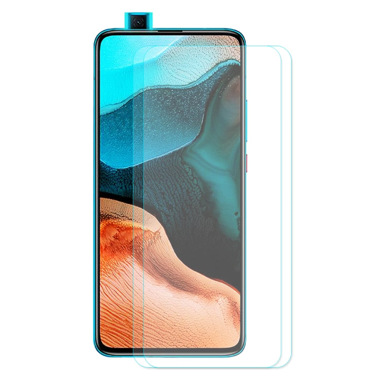For Xiaomi Redmi K30/K30 Pro 2 PCS ENKAY Hat-prince 0.26mm 9H 2.5D Curved Edge Tempered Glass Film