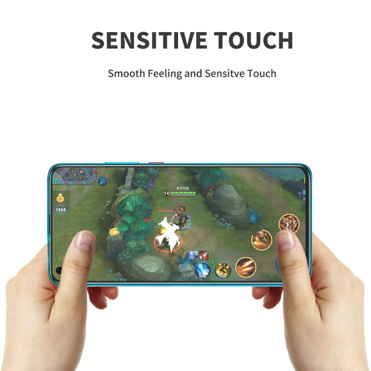 For Huawei Nova 6 SE/P40 Lite 5 PCS ENKAY Hat-prince 0.26mm 9H 2.5D Curved Edge Tempered Glass Film