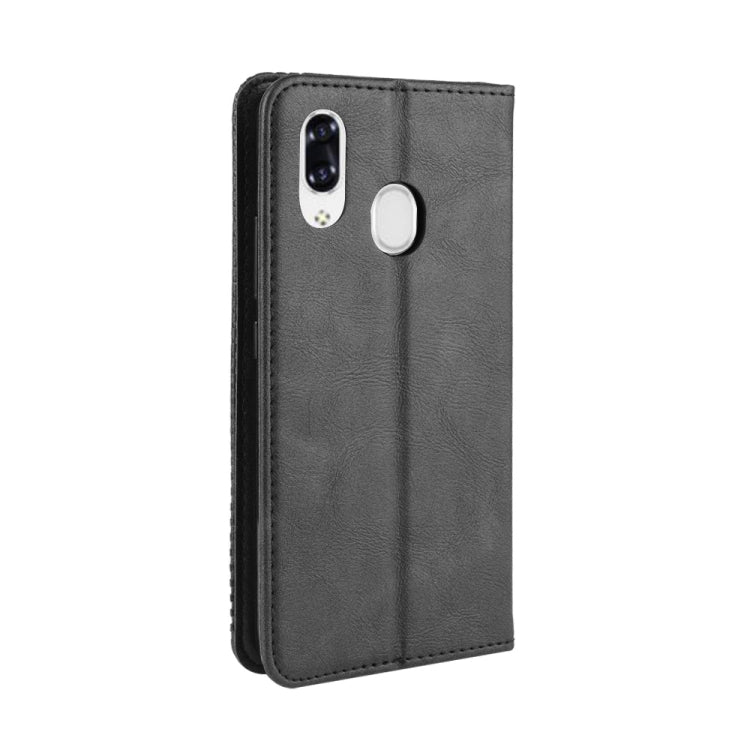 For ZTE Libero S10  Magnetic Buckle Retro Crazy Horse Texture Horizontal Flip Leather Case  , with Holder & Card Slots & Photo Frame