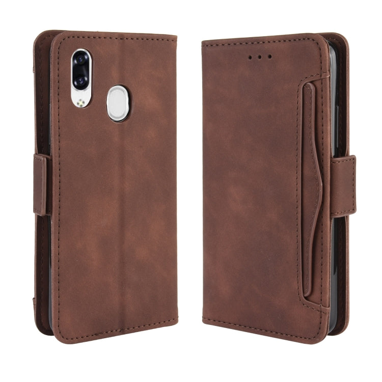 For  ZTE Libero S10 Wallet Style Skin Feel Calf Pattern Leather Case ï¼Œwith Separate Card Slot