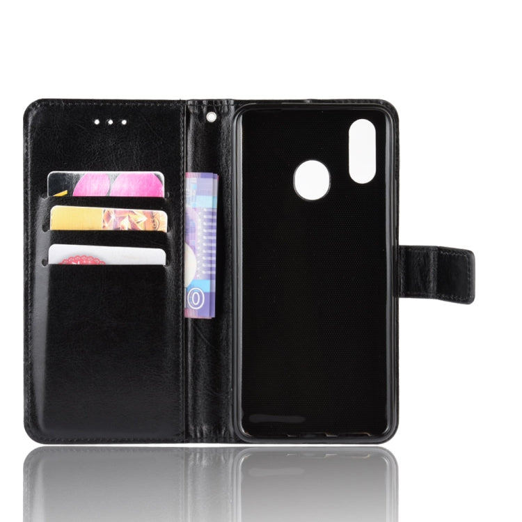 For ZTE Libero S10 Retro Crazy Horse Texture Horizontal Flip Leather Case , with Holder & Card Slots & Photo Frame