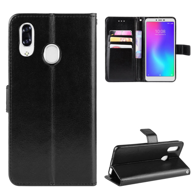For ZTE Libero S10 Retro Crazy Horse Texture Horizontal Flip Leather Case , with Holder & Card Slots & Photo Frame