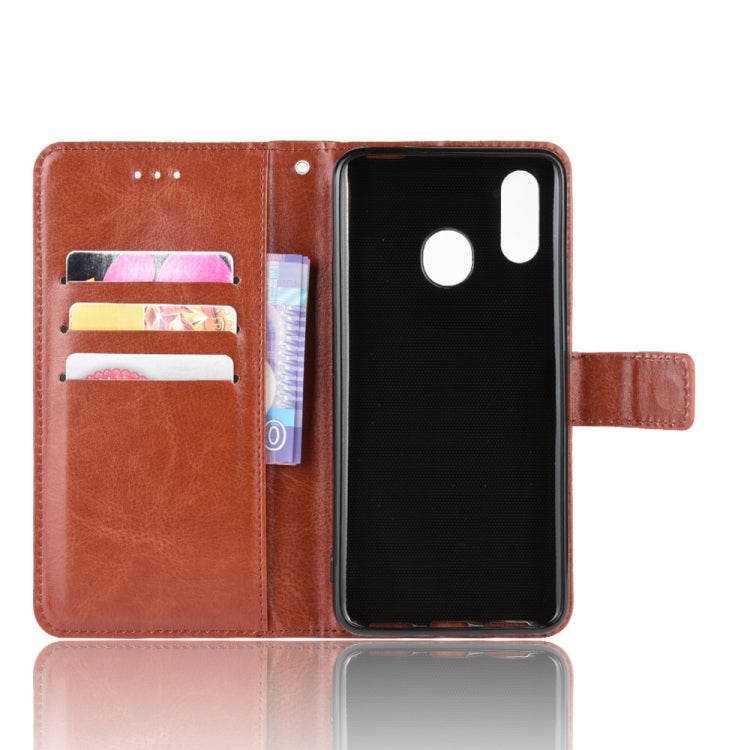 For ZTE Libero S10 Retro Crazy Horse Texture Horizontal Flip Leather Case , with Holder & Card Slots & Photo Frame