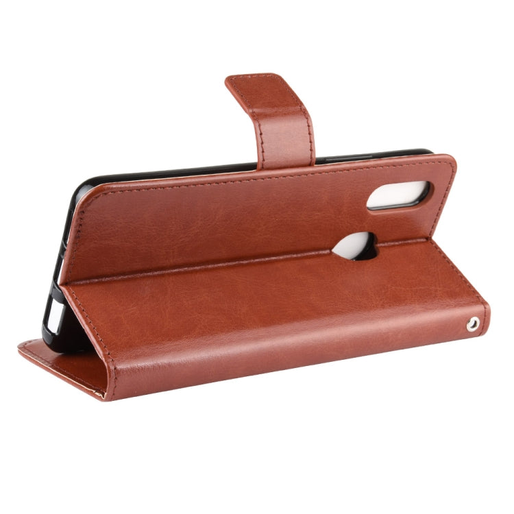 For ZTE Libero S10 Retro Crazy Horse Texture Horizontal Flip Leather Case , with Holder & Card Slots & Photo Frame