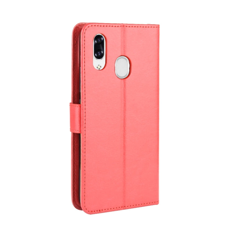 For ZTE Libero S10 Retro Crazy Horse Texture Horizontal Flip Leather Case , with Holder & Card Slots & Photo Frame