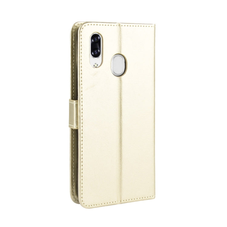 For ZTE Libero S10 Retro Crazy Horse Texture Horizontal Flip Leather Case , with Holder & Card Slots & Photo Frame