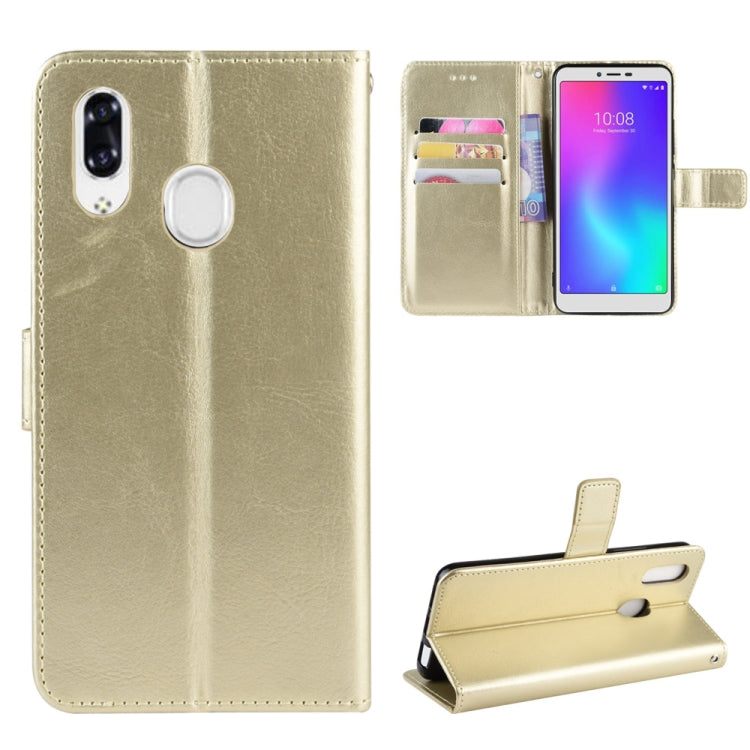 For ZTE Libero S10 Retro Crazy Horse Texture Horizontal Flip Leather Case , with Holder & Card Slots & Photo Frame