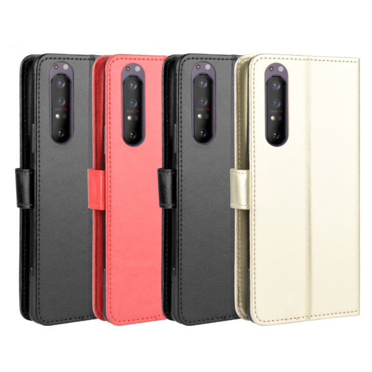 For Sony Xperia 1 II Retro Crazy Horse Texture Horizontal Flip Leather Case , with Holder & Card Slots & Photo Frame