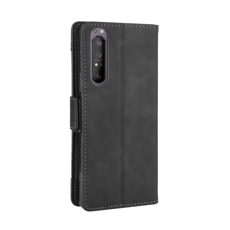 For Sony Xperia 1 II  Wallet Style Skin Feel Calf Pattern Leather Case ï¼Œwith Separate Card Slot
