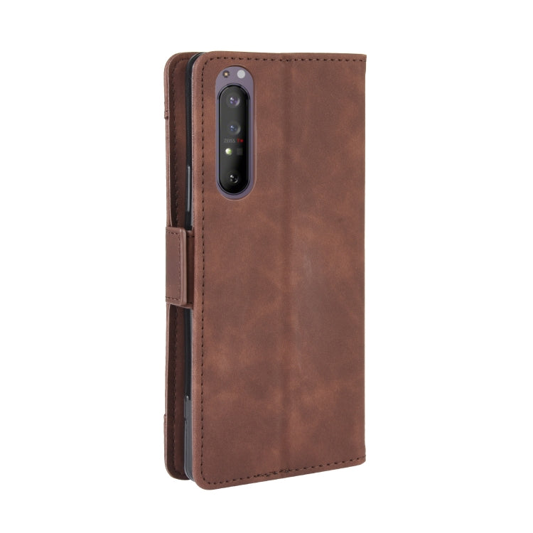 For Sony Xperia 1 II  Wallet Style Skin Feel Calf Pattern Leather Case ï¼Œwith Separate Card Slot