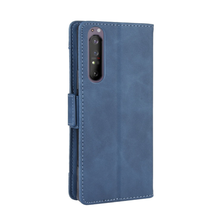 For Sony Xperia 1 II  Wallet Style Skin Feel Calf Pattern Leather Case ï¼Œwith Separate Card Slot