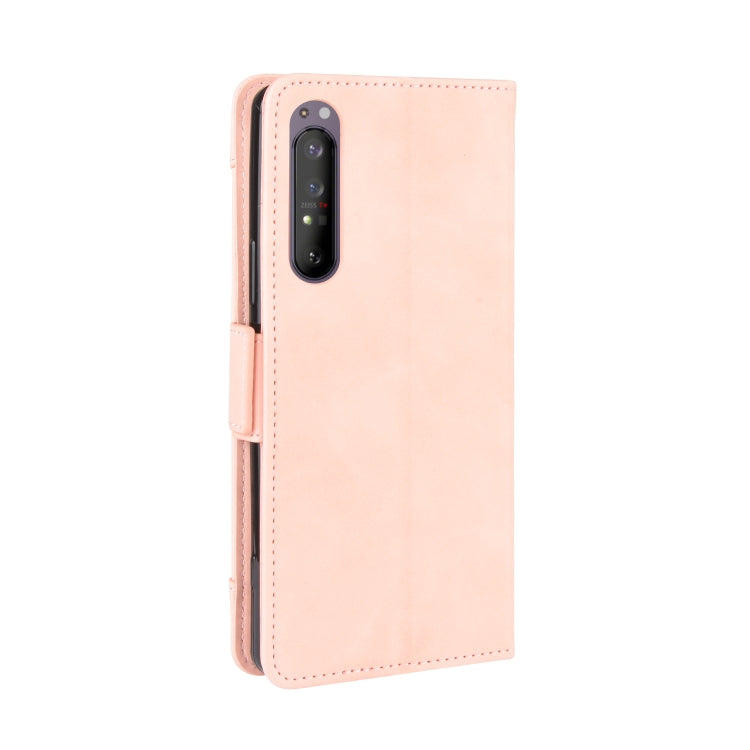 For Sony Xperia 1 II  Wallet Style Skin Feel Calf Pattern Leather Case ï¼Œwith Separate Card Slot