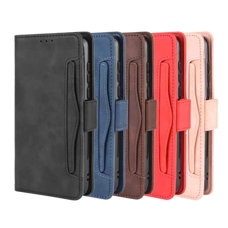 For Motorola Moto G8 Power Wallet Style Skin Feel Calf Pattern Leather Case ï¼Œwith Separate Card Slot