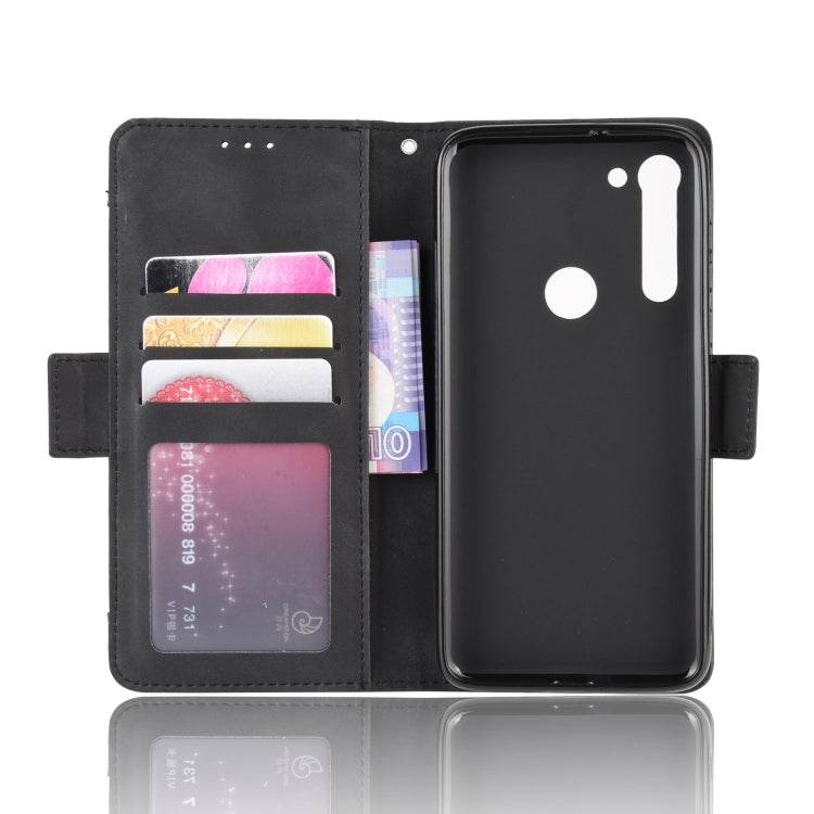 For Motorola Moto G8 Power Wallet Style Skin Feel Calf Pattern Leather Case ï¼Œwith Separate Card Slot