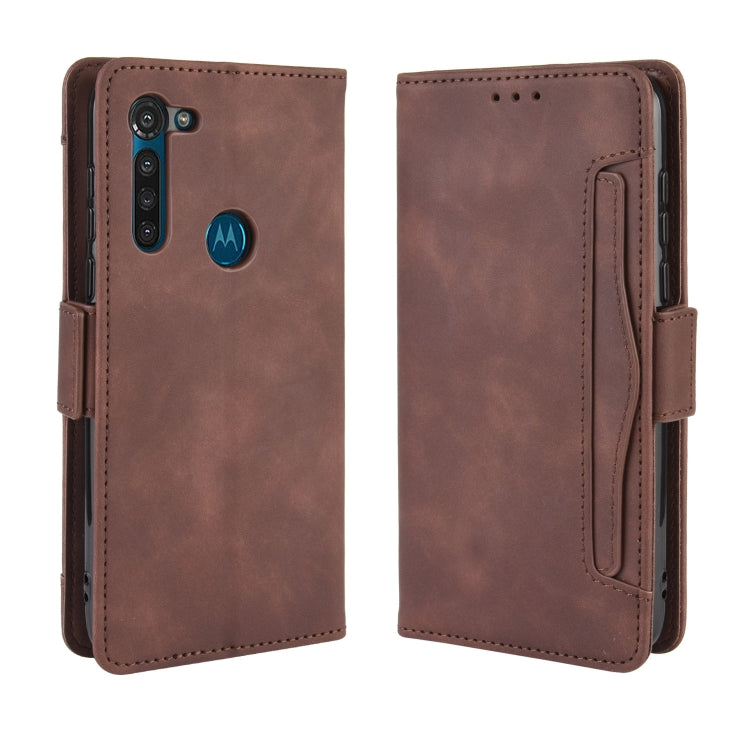 For Motorola Moto G8 Power Wallet Style Skin Feel Calf Pattern Leather Case ï¼Œwith Separate Card Slot