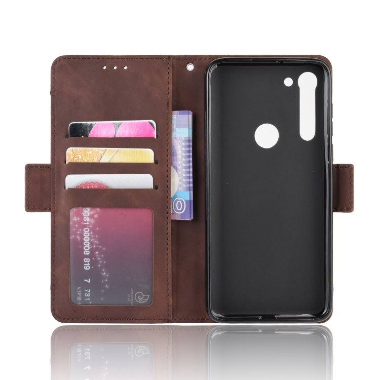 For Motorola Moto G8 Power Wallet Style Skin Feel Calf Pattern Leather Case ï¼Œwith Separate Card Slot