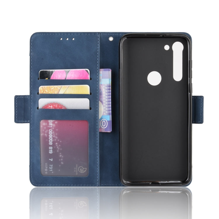 For Motorola Moto G8 Power Wallet Style Skin Feel Calf Pattern Leather Case ï¼Œwith Separate Card Slot