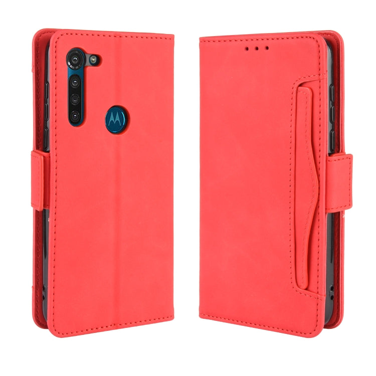 For Motorola Moto G8 Power Wallet Style Skin Feel Calf Pattern Leather Case ï¼Œwith Separate Card Slot