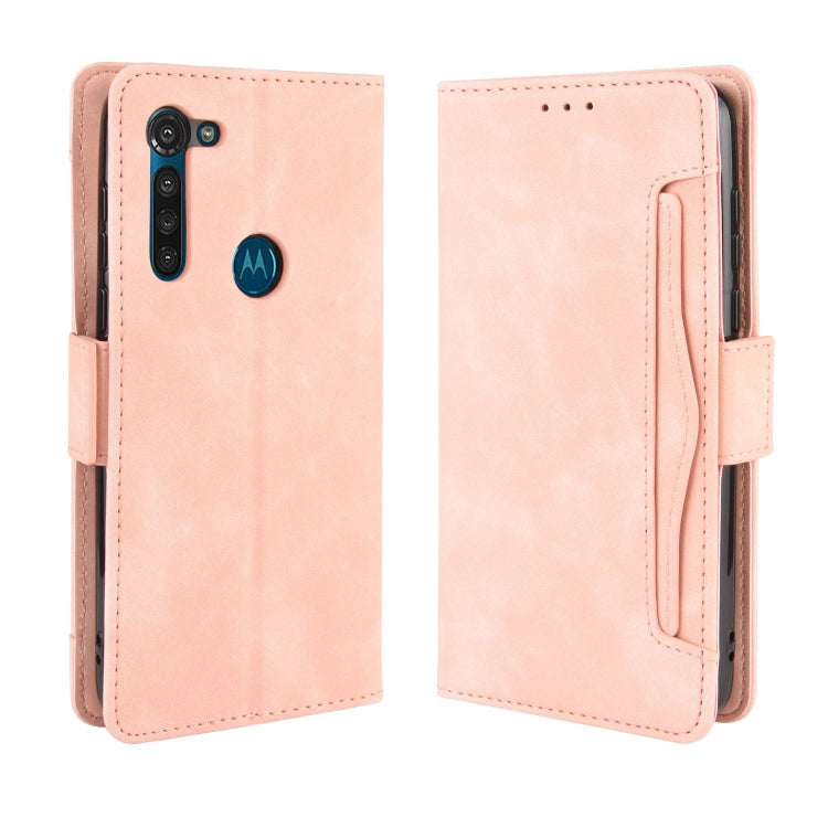 For Motorola Moto G8 Power Wallet Style Skin Feel Calf Pattern Leather Case ï¼Œwith Separate Card Slot