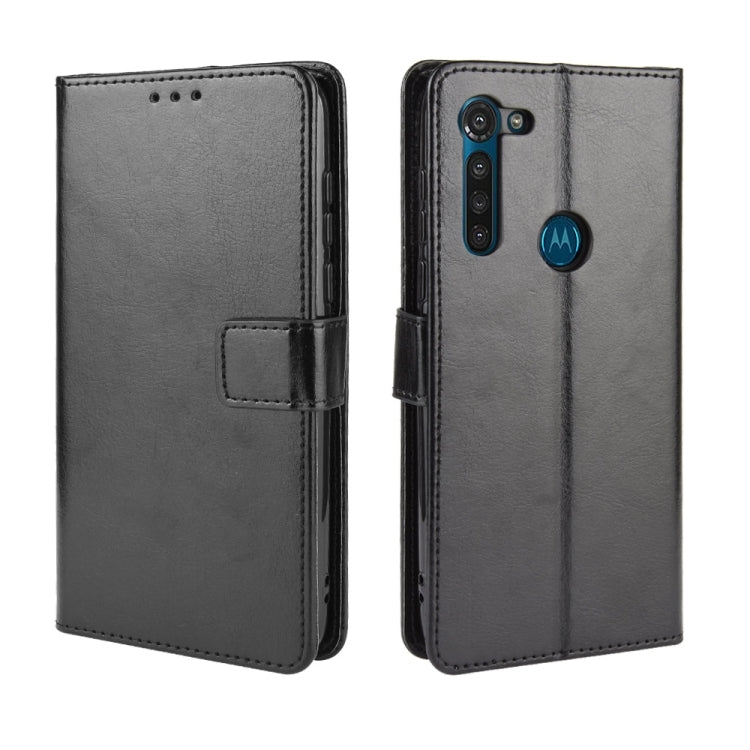 For Motorola Moto G8 Power Retro Crazy Horse Texture Horizontal Flip Leather Case , with Holder & Card Slots & Photo Frame
