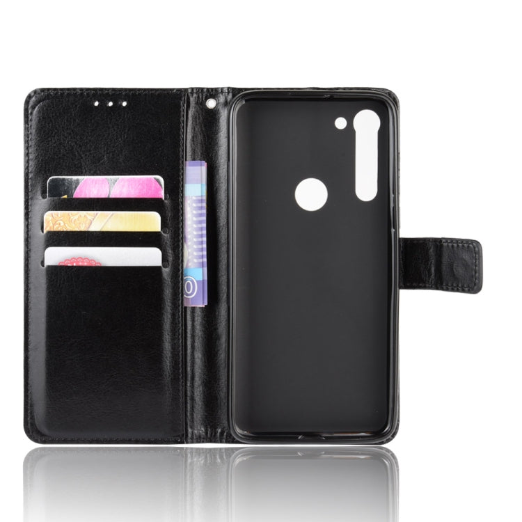 For Motorola Moto G8 Power Retro Crazy Horse Texture Horizontal Flip Leather Case , with Holder & Card Slots & Photo Frame