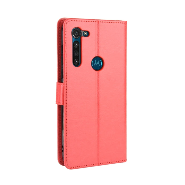 For Motorola Moto G8 Power Retro Crazy Horse Texture Horizontal Flip Leather Case , with Holder & Card Slots & Photo Frame