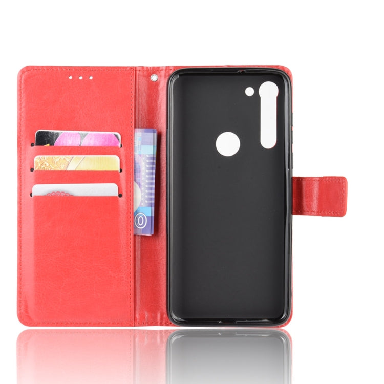 For Motorola Moto G8 Power Retro Crazy Horse Texture Horizontal Flip Leather Case , with Holder & Card Slots & Photo Frame