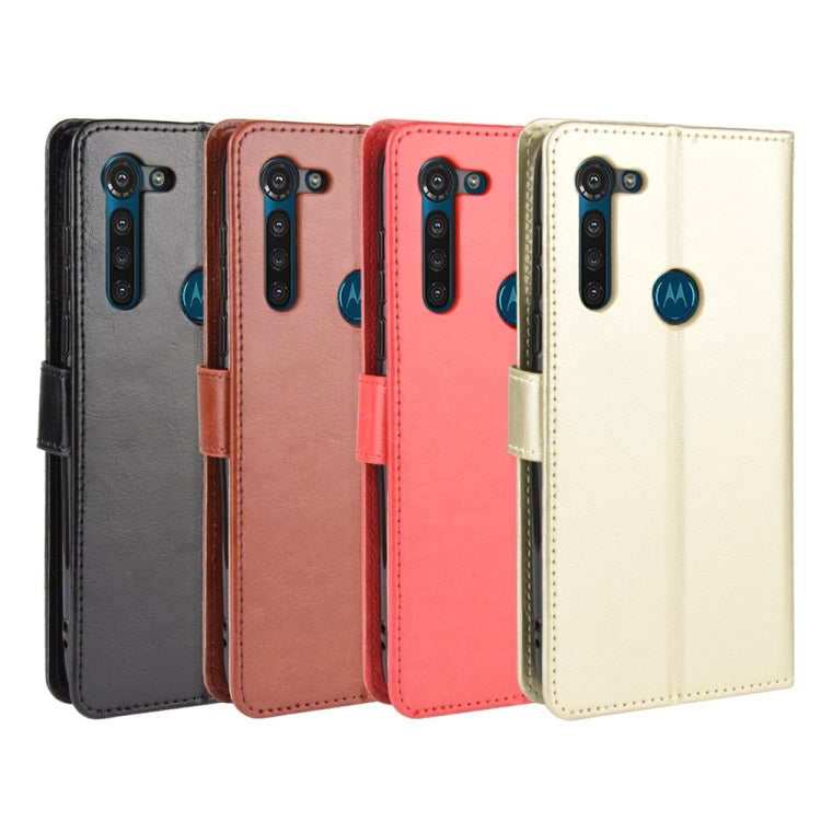 For Motorola Moto G8 Power Retro Crazy Horse Texture Horizontal Flip Leather Case , with Holder & Card Slots & Photo Frame