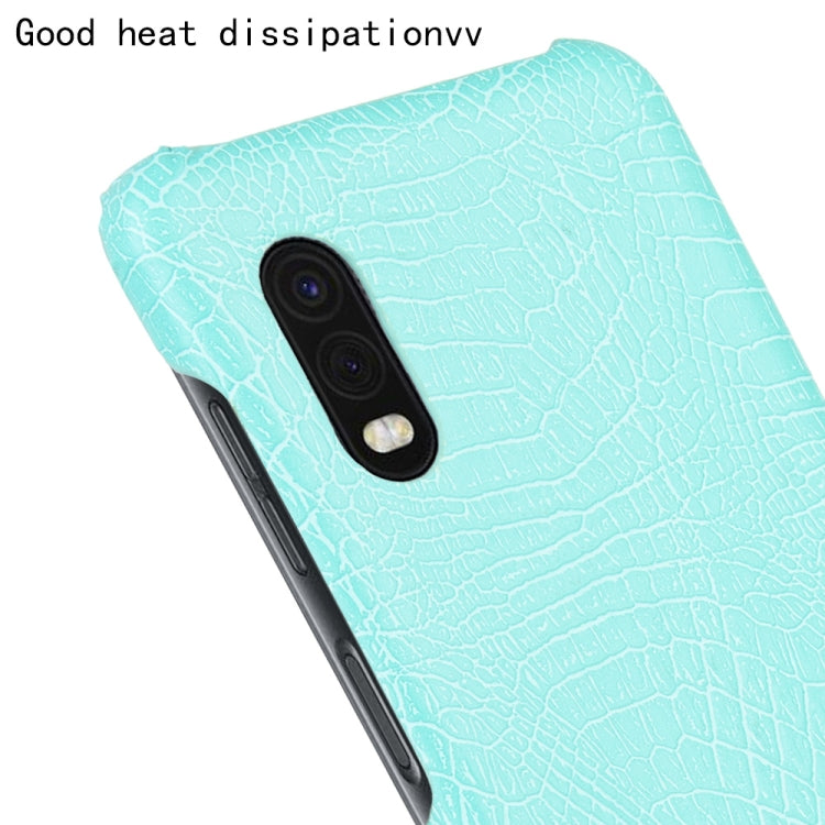 For Galaxy Xcover Pro Shockproof Crocodile Texture PC + PU Case
