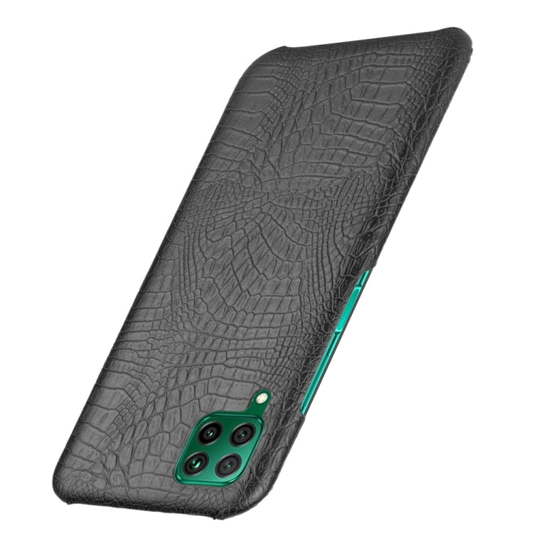 For Huawei P40 lite/Nova7i/Nova6 SE Shockproof Crocodile Texture PC + PU Case