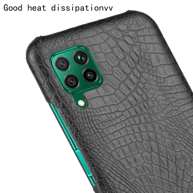 For Huawei P40 lite/Nova7i/Nova6 SE Shockproof Crocodile Texture PC + PU Case