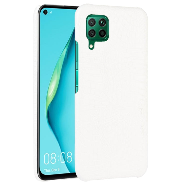 For Huawei P40 lite/Nova7i/Nova6 SE Shockproof Crocodile Texture PC + PU Case
