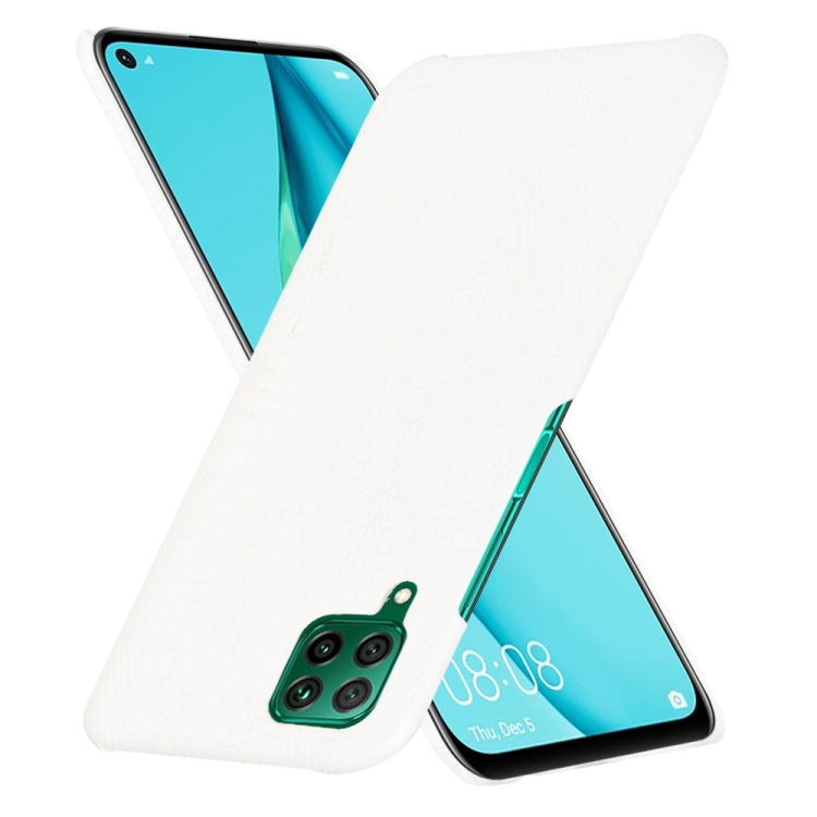 For Huawei P40 lite/Nova7i/Nova6 SE Shockproof Crocodile Texture PC + PU Case