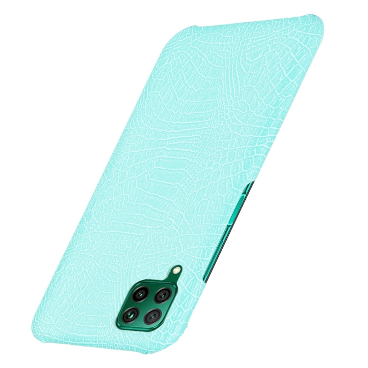 For Huawei P40 lite/Nova7i/Nova6 SE Shockproof Crocodile Texture PC + PU Case