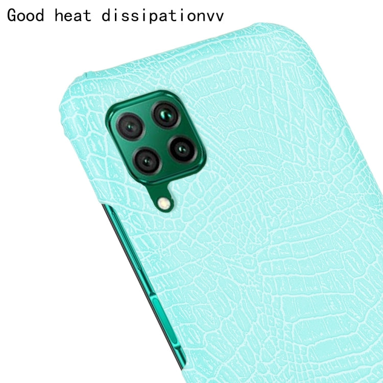 For Huawei P40 lite/Nova7i/Nova6 SE Shockproof Crocodile Texture PC + PU Case