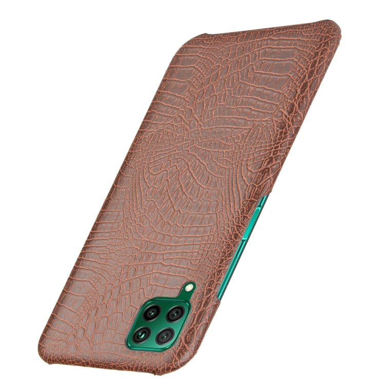 For Huawei P40 lite/Nova7i/Nova6 SE Shockproof Crocodile Texture PC + PU Case