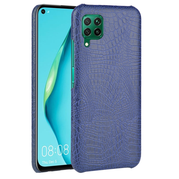 For Huawei P40 lite/Nova7i/Nova6 SE Shockproof Crocodile Texture PC + PU Case