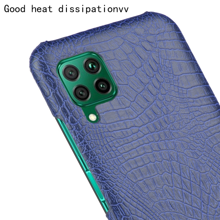 For Huawei P40 lite/Nova7i/Nova6 SE Shockproof Crocodile Texture PC + PU Case