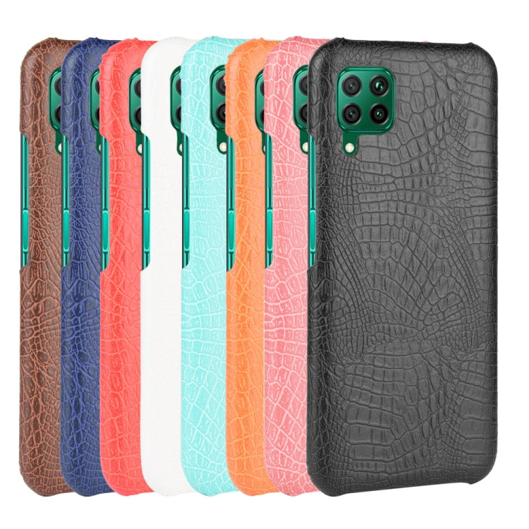 For Huawei P40 lite/Nova7i/Nova6 SE Shockproof Crocodile Texture PC + PU Case