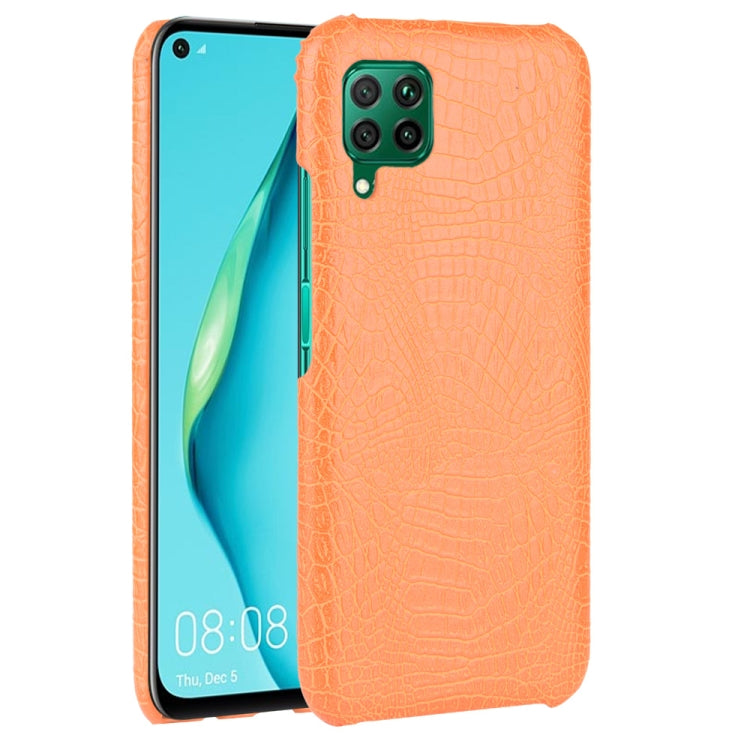 For Huawei P40 lite/Nova7i/Nova6 SE Shockproof Crocodile Texture PC + PU Case