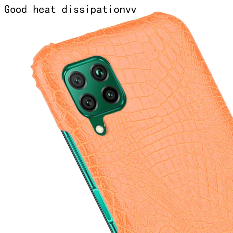 For Huawei P40 lite/Nova7i/Nova6 SE Shockproof Crocodile Texture PC + PU Case